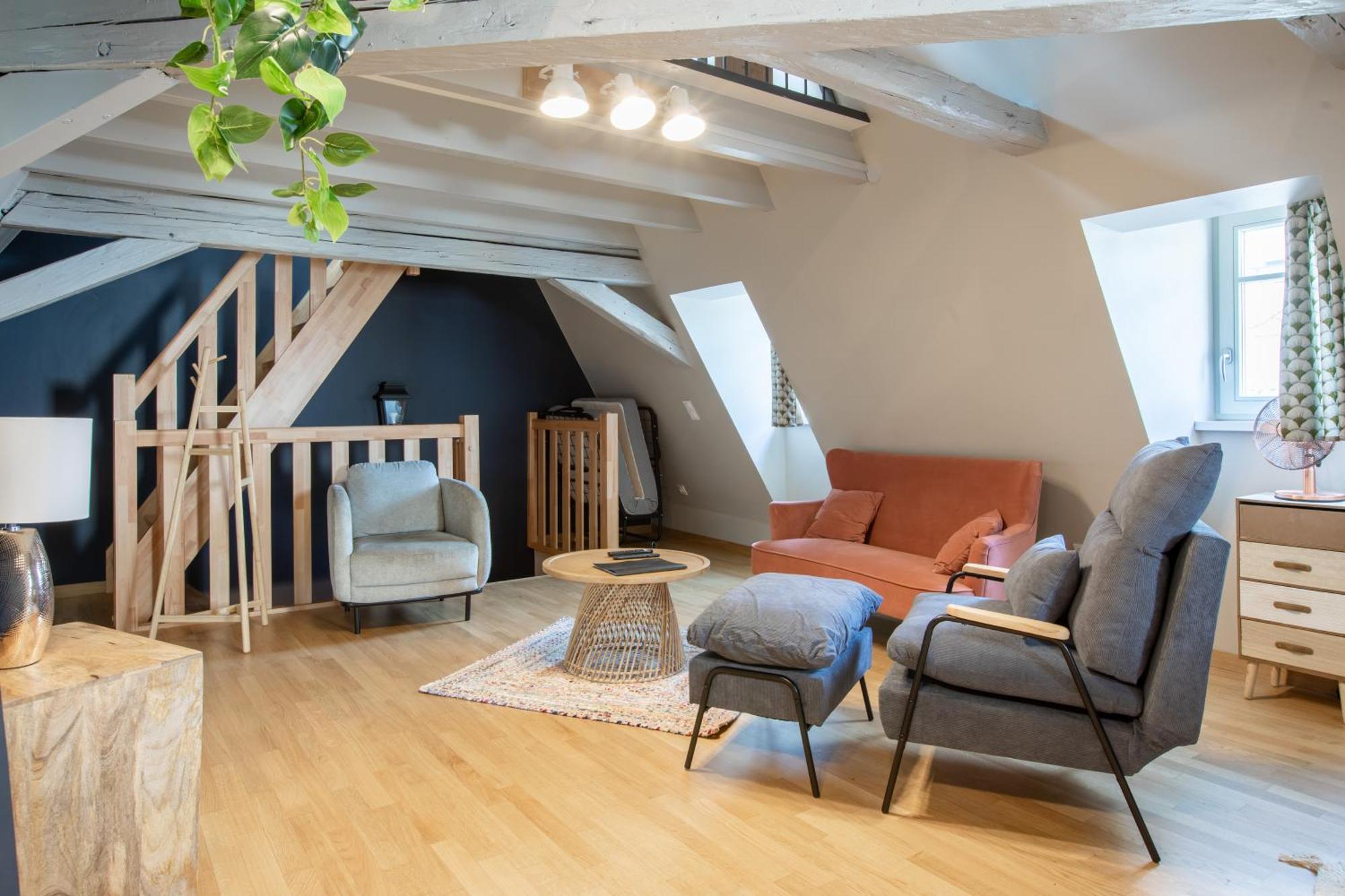 Duplex Atypique Au Coeur De Mulhouse Apartman Kültér fotó